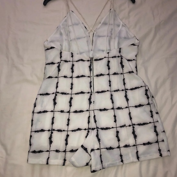 Fashion Nova Cream Romper - Picture 2 of 4